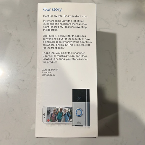 New In Box Ring Doorbell - Picture 4 of 5